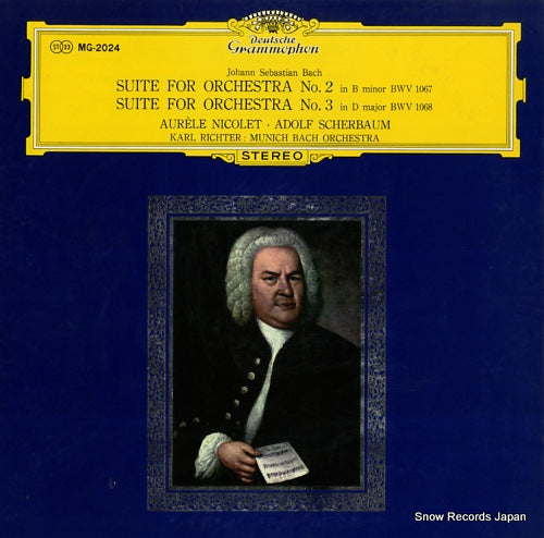 RICHTER, KARL bach; suite for orchestra no.2 & no.3 MG-2024