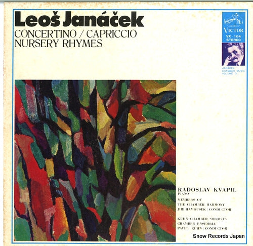KVAPIL, RADOSLAV janacek; concertino / capriccio / nursery rhymes VX-164
