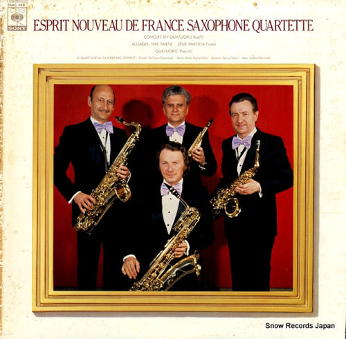 LE QUATUOR DE SAXOPHONES DEFFAYET esprit nouveau de france saxophone quartette 25AG452