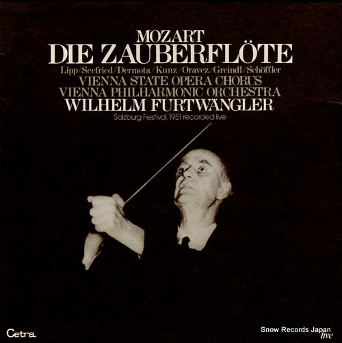 FURTWANGLER, WILHELM mozart; die zauberflote kv620 GT7093