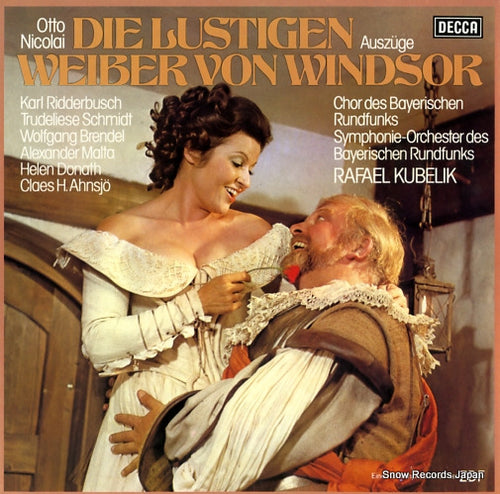 KUBELIK, RAFAEL nicolai; die lustigen weiber von windsor 6.42469AS