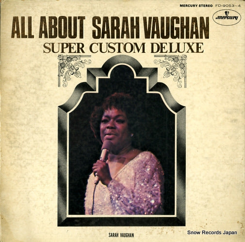 VAUGHAN, SARAH all about sarah vaughan super custom deluxe FD-9053