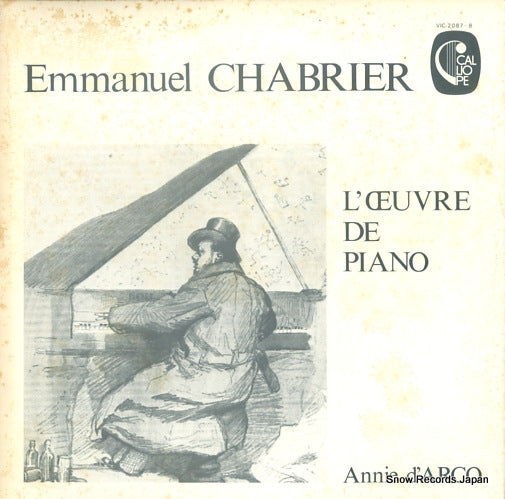 D'ARCO, ANNIE chabrier; l'deuvre de piano VIC-2087