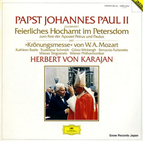 KARAJAN, HERBERT VON mozart; messe c-dur kv317 "kronungsmesse" 28MG0933