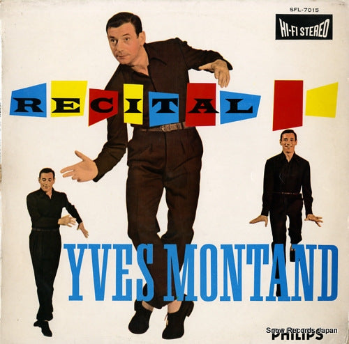 MONTAND, YVES recital au theatre de l'etoire SFL-7015