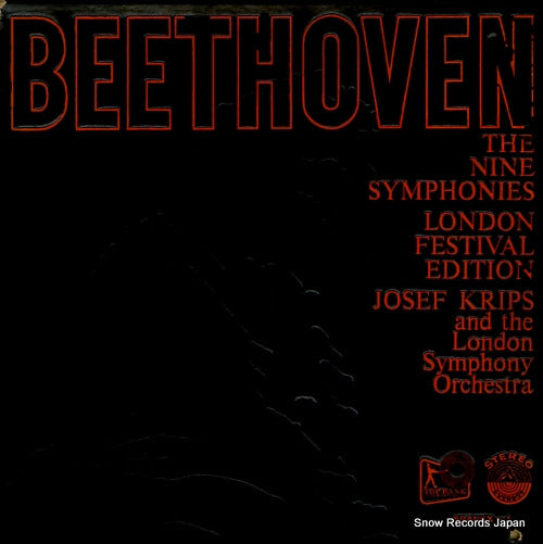 KRIPS, JOSEF beethoven; the nine symphonies SRANKX-1