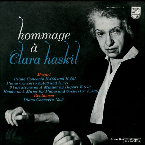 HASKIL, CLARA hommage a clara haskil SFL-9655