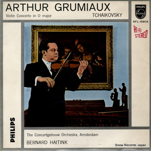 GRUMIAUX, ARTHUR tchaikovsky; violin concerto in d major SFL-6504