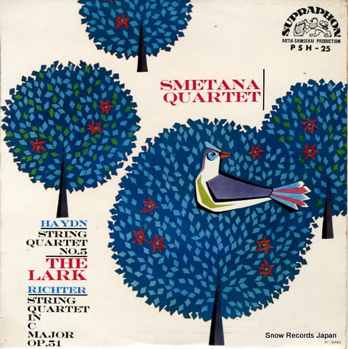 SMETANA QUARTET haydn; string quartet no.5 "the lark" PSH-25