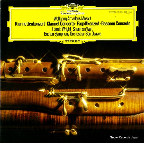 WRIGH, HAROLD / SHERMAN WALT mozart; klarinettenkonzert clarinet concerto MG1253