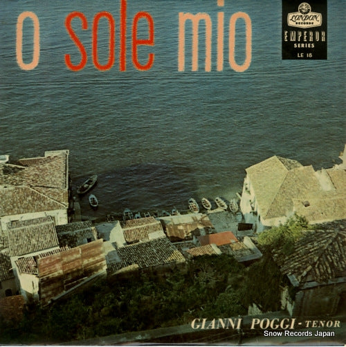 POGGI, GIANNI o sole mio LE18
