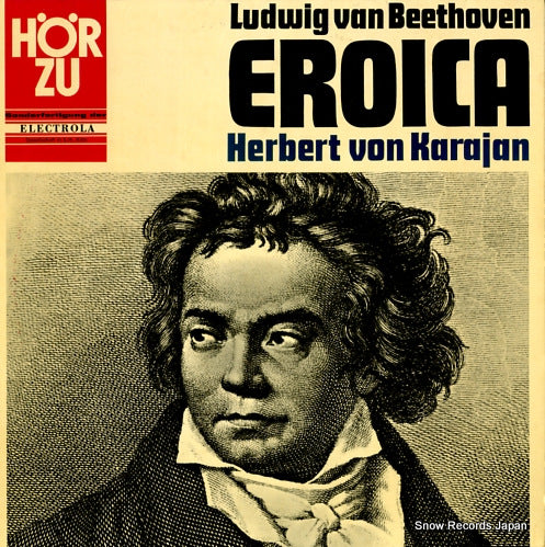 KARAJAN, HERBERT VON beethoven; symphony no.3 "eroica" SHZE133