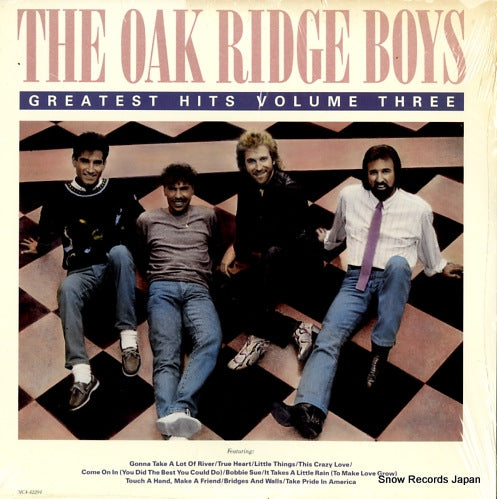 OAK RIDGE BOYS, THE greatest hits vol.3 MCA-42294