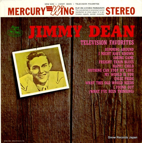 DEAN, JIMMY television favorites SRW16292