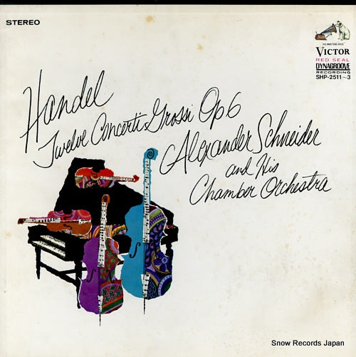 SCHNEIDER, ALEXANDER handel; twelve concerto grosso op.6 SHP-2511