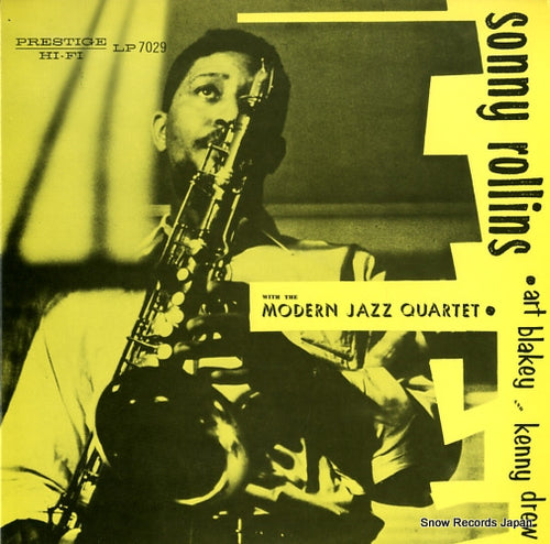ROLLINS, SONNY sonny rollins with the modern jazz quartet SMJ-6583(M)