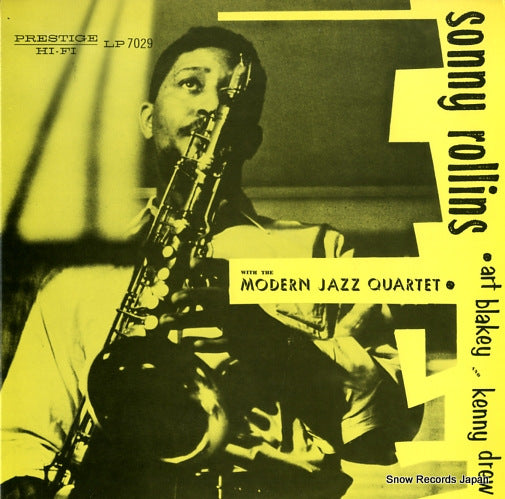 ROLLINS, SONNY sonny rollins with the modern jazz quartet SMJ-6583(M)