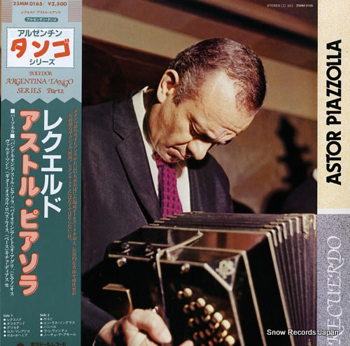 PIAZZOLLA, ASTOR recuerdo 25MM0165