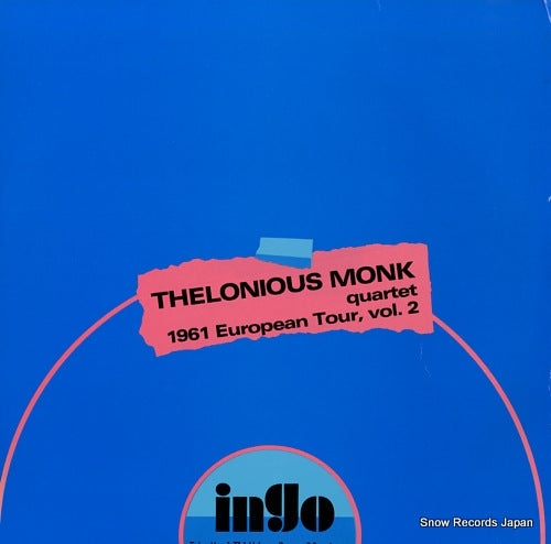 MONK, THELONIOUS 1961 european tour, vol.2 INGO-EIGHT