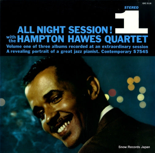 HAWES, HAMPTON all night session, vol.1 GXC3118
