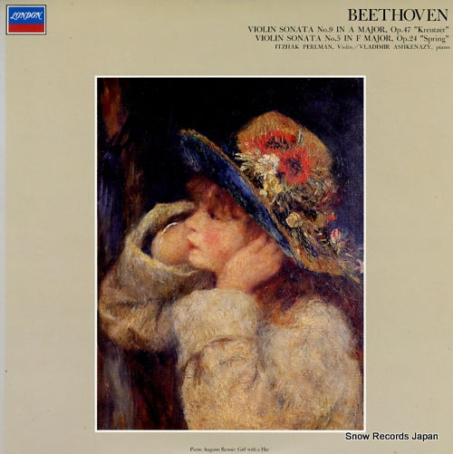 PERLMAN, ITZHAK beethoven; violin sonata no.9 "kreutzer" & no.5 "spring" FCCA7021