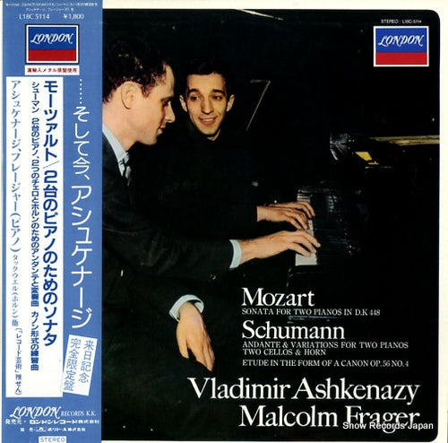 FRAGER, MALCOLM / VLADIMIR ASHKENAZY mozart; sonata for two pianos in d.k 448 L18C-5114