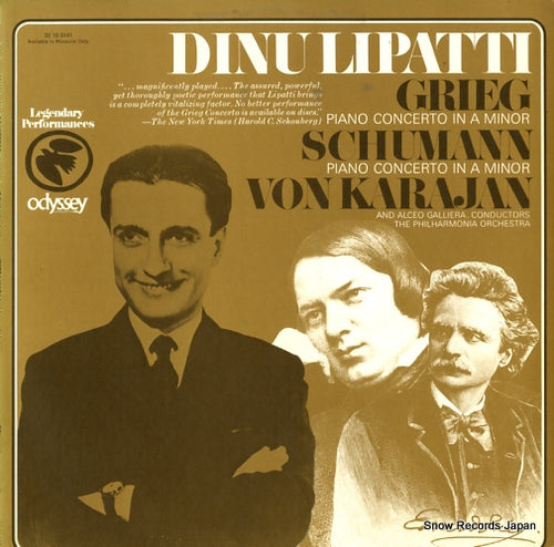LIPATTI, DINU grieg; concerto in a minor for piano and orchestra op.16 32160141