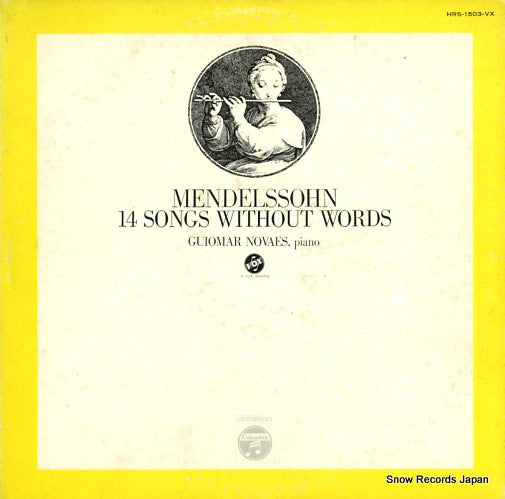 NOVAES, GUIOMAR mendelssohn; 14 songs without words HRS-1503-VX