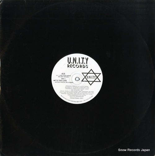 A.D. it's too late SM1009