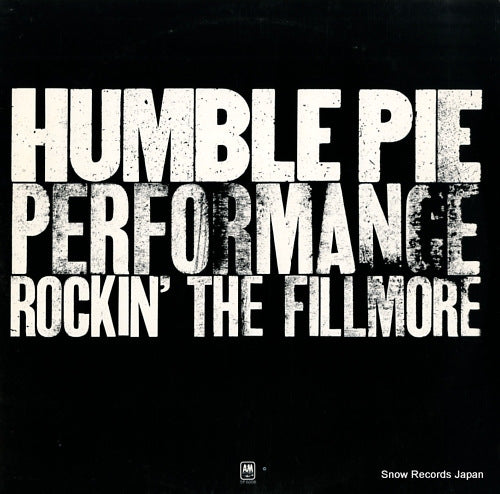 HUMBLE PIE rockin' the fillmore SP6008