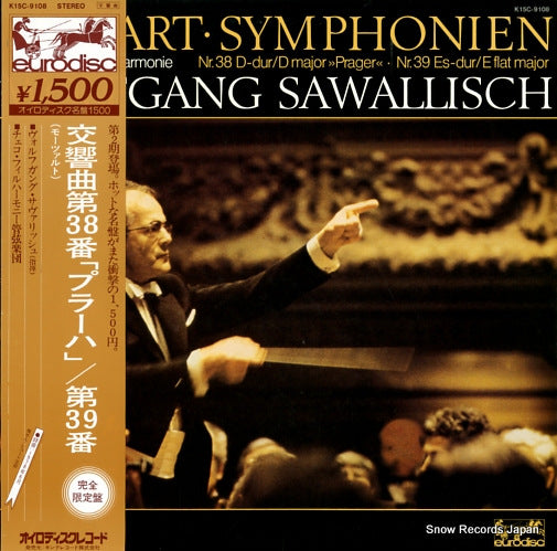 SAWALLISCH, WOLFGANG mozart; symphonie nr.38 d-dur kv.504 "prager" K15C-9108