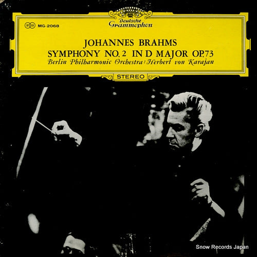 KARAJAN, HERBERT VON brahms; symphony no.2 in d major op.73 MG2068
