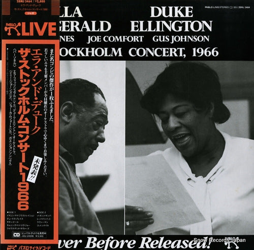 FITZGERALD, ELLA, AND DUKE ELLINGTON the stockholm concert, 1966 28MJ3464