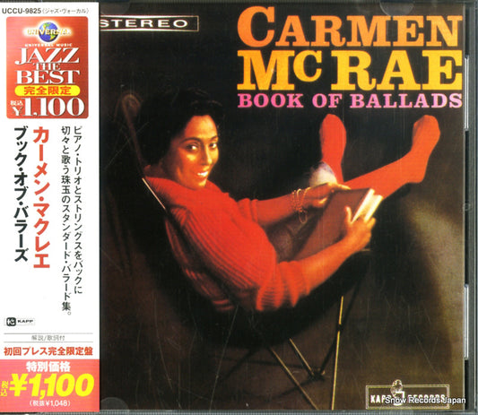 MCRAE, CARMEN book of ballads UCCU-9825