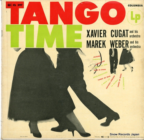 CUGAT, XAVIER, AND HIS ORCHESTRA tango time CL597