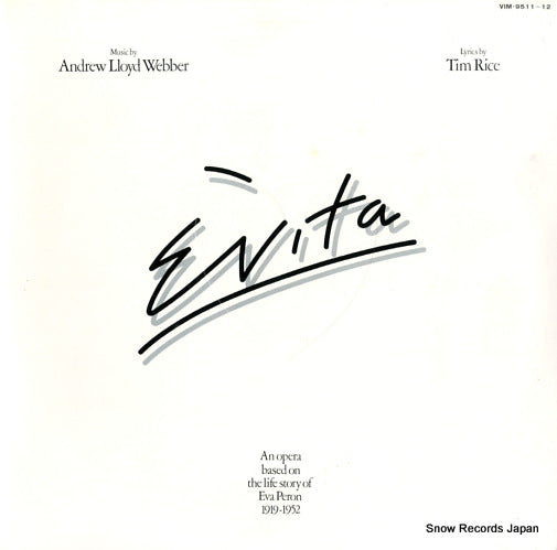 RICE, TIM, AND ANDREW LLOYD WEBBER evita VIM-9511