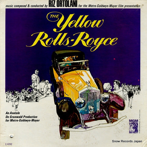 ORTOLANI, RIZ the yellow rolls-royce E-4292