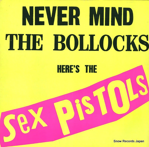 SEX PISTOLS never mind the bollocks here's the sex pistols OVED136