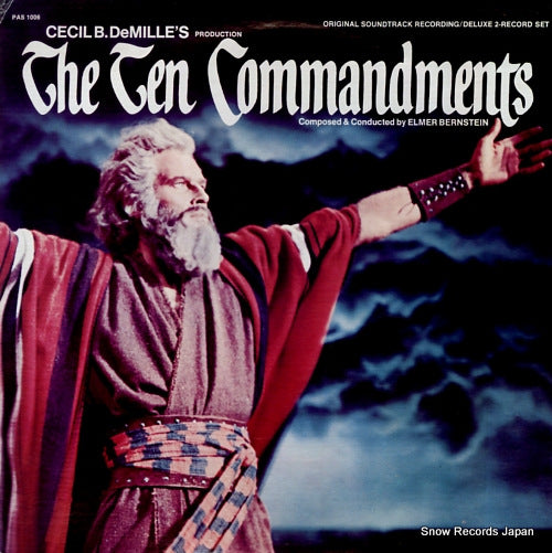 BERNSTEIN, ELMER the ten commandments PAS1006