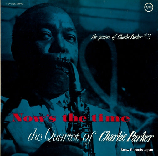 PARKER, CHARLIE now's the time MV2029