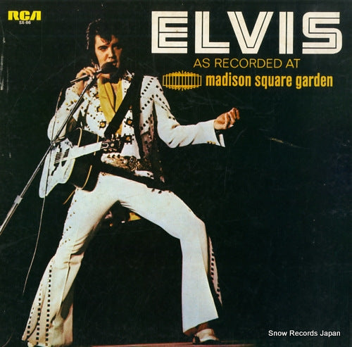 PRESLEY, ELVIS as recorded at madison square garden SX-86