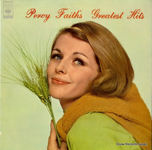 FAITH, PERCY percy faith's greatest hits SONX60005