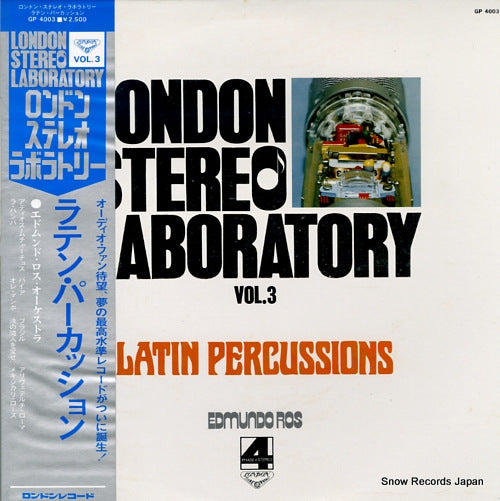 ROS, EDMUNDO london stereo laboratory vol.3 / latin percussions GP4003