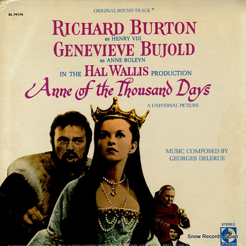 DELERUE, GEORGES anne of the thousand days DL79174