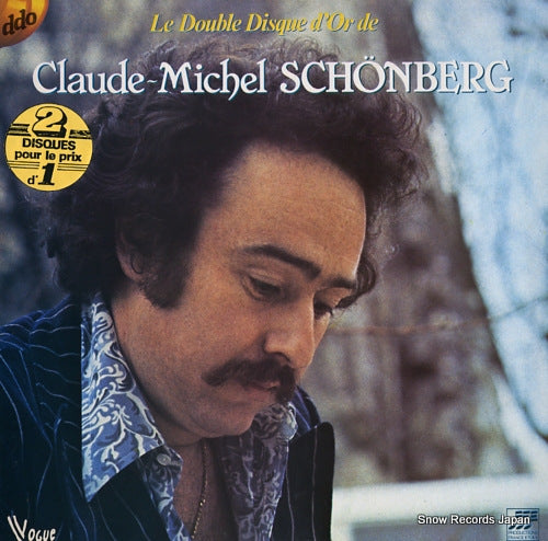 SCHONBERG, CLAUDE-MICHEL le double disques d'or de 416031