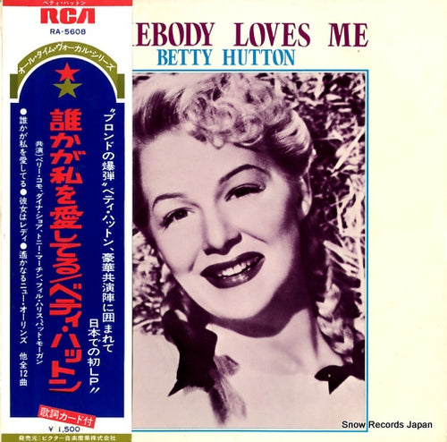 HUTTON, BETTY somebody loves me RA-5608