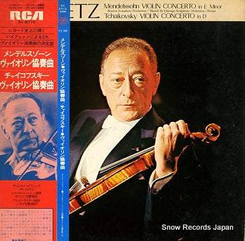 HEIFETZ, JASCHA mendelssohn & tchaikovsky; violin concerto SX-2710