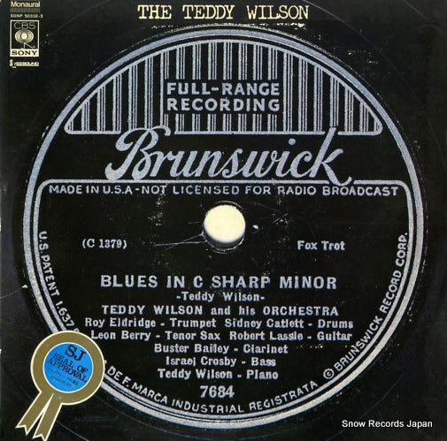 WILSON, TEDDY the teddy wilson SONP50332-3