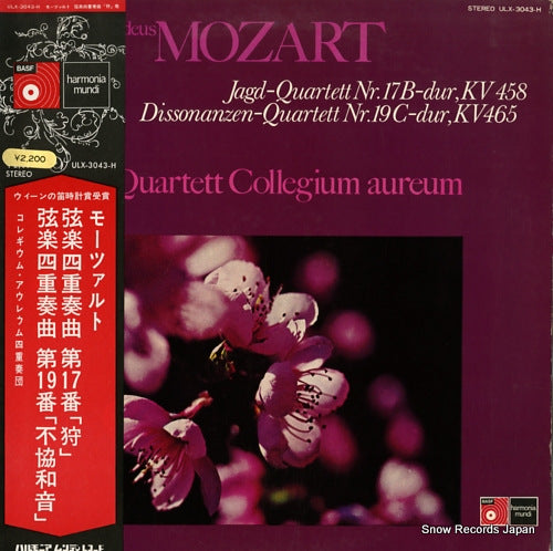COLLEGIUM AUREUM, QUARTETT mozart; quazrtett collegium aureum ULX-3043-H