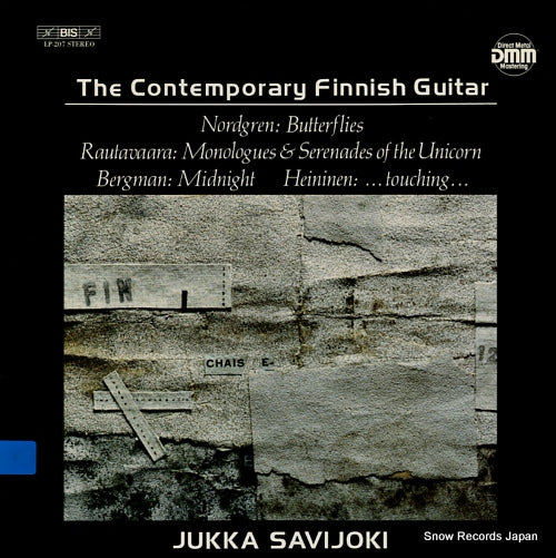 SAVIJOKI, JUKKA contemporary finnish guitar LP-207